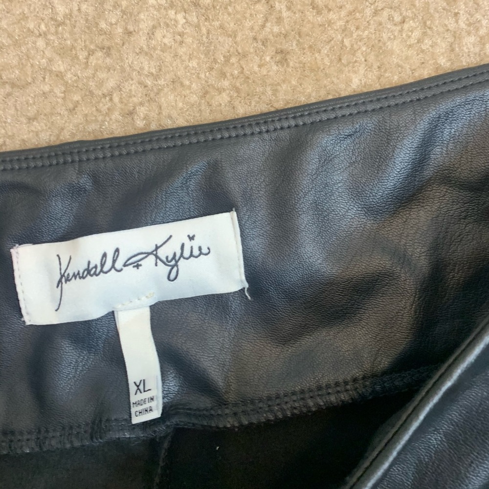Kendall + Kylie high rise faux leather leggings - Picture 3 of 6